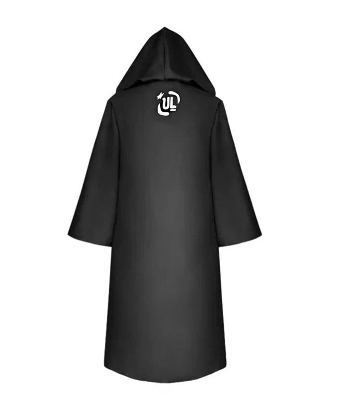 Triple 6 Satan Black Hooded Robe