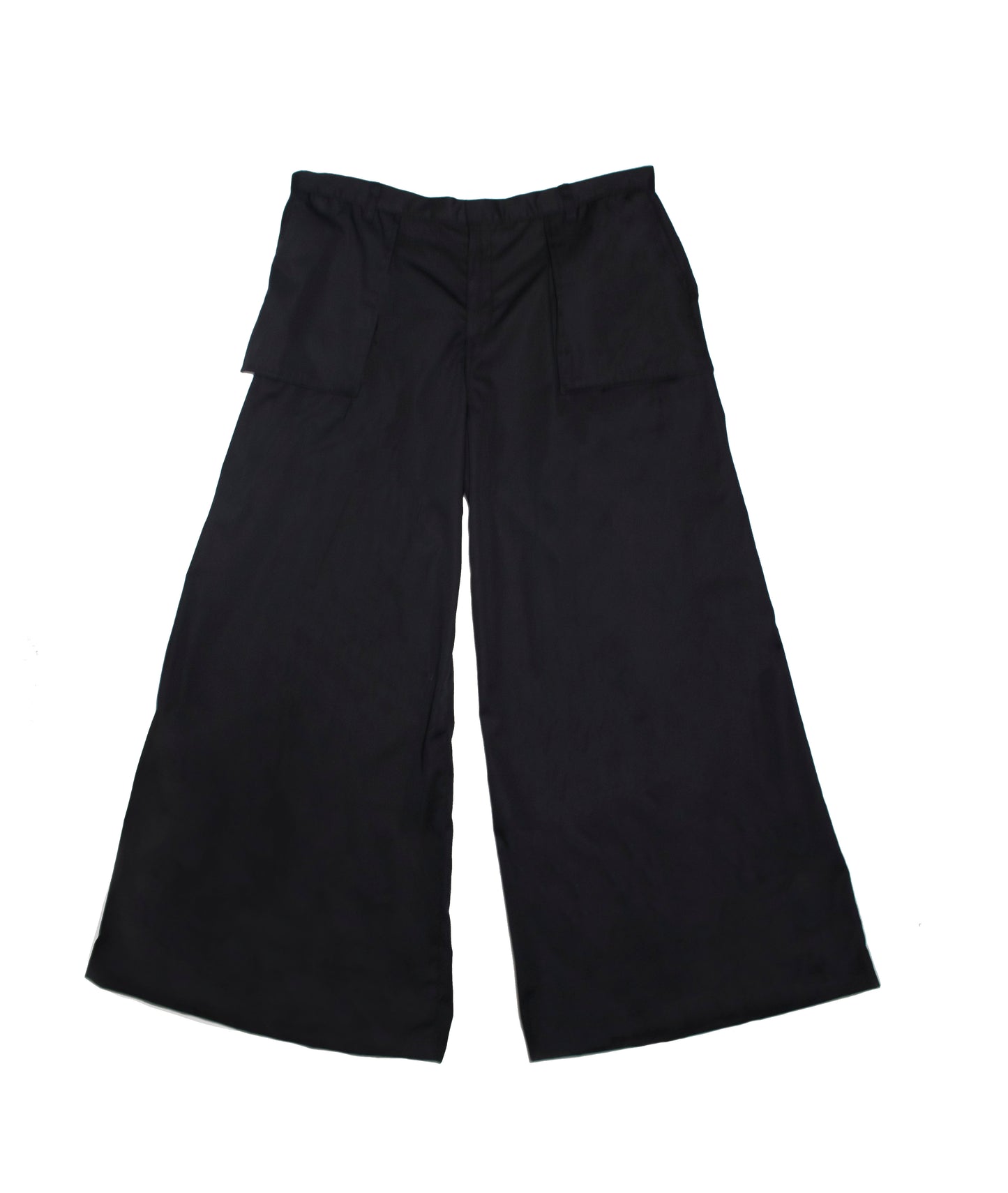 Sous Terre Wide Leg Black Trousers